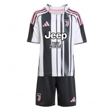 Juventus Dětské Oblečení Domácí Dres 2025-26 Krátkým Rukávem (+ trenýrky)